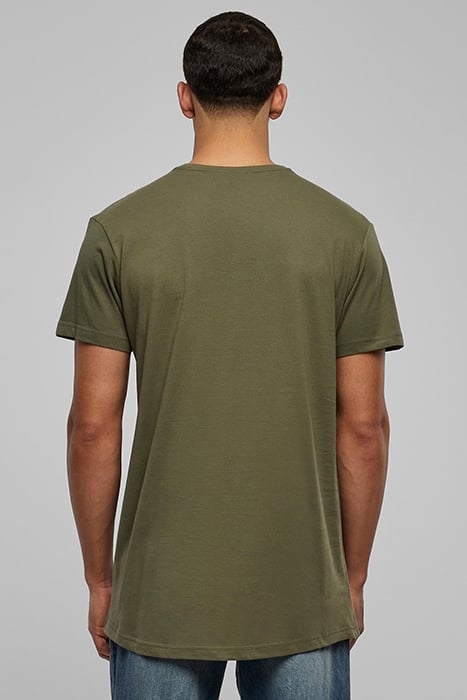 SHAPED LONG TEE OLIVE 2