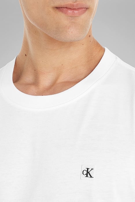 CK EMBRO BADGE TEE BRIGHT WHITE 5