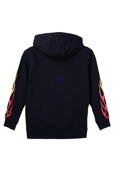 B FLAME HOODIE BLACK 2