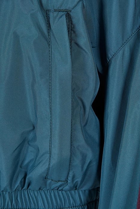 LADIES STARTER COLORBLOCK PULL OVER JACKET DARKVIOLET/TEAL 6