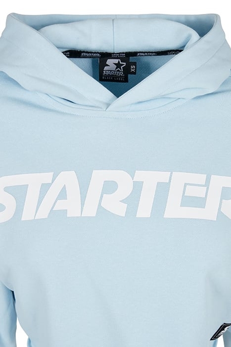 LADIES STARTER CROPPED HOODY ICEWATERBLUE 8