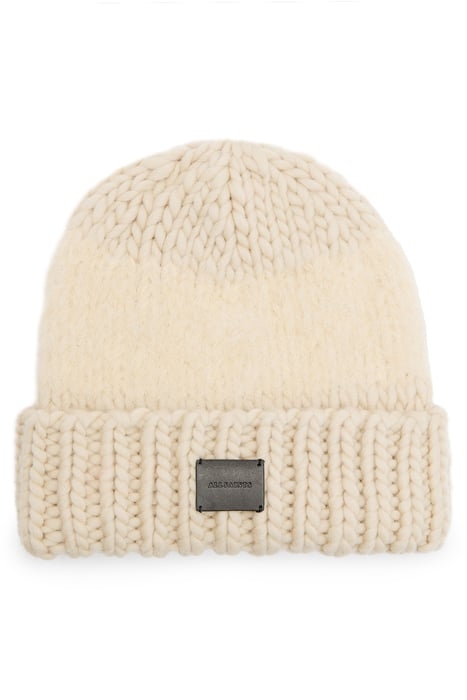 AMBER MIX BEANIE ECRU WHITE 1