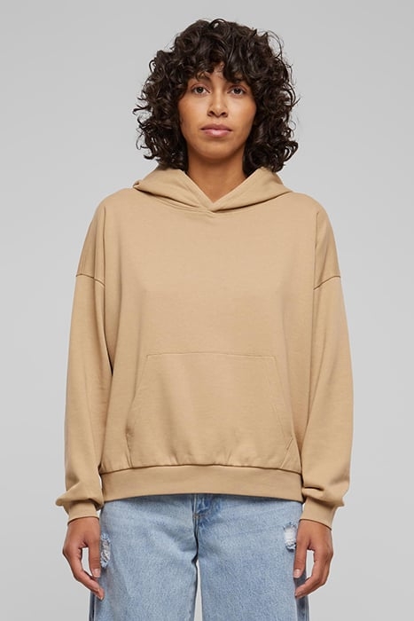 LADIES LIGHT TERRY OVERSIZED HOODIE UNIONBEIGE 1
