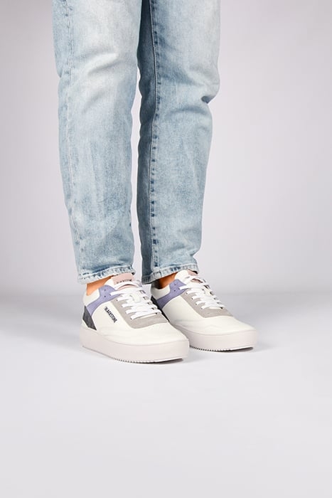 DAPHNE - BL229 WHITE PERIWINKLE - SNEAKER (MID) WHITE PERIWI 3