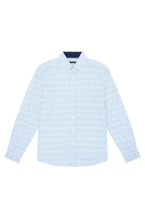 DAISY FLORAL LONG SLEEVE SHIRT WHITE 1