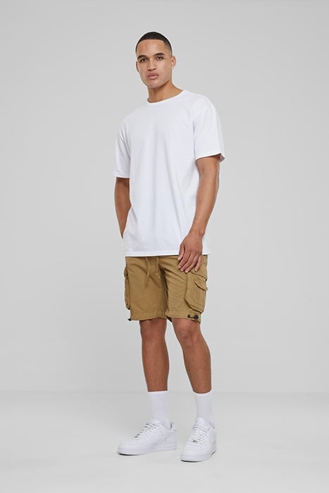 DOUBLE POCKET CARGO SHORTS DARKSAND 3