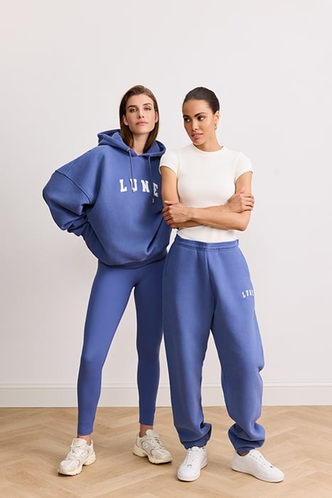 ZOE LOGO HOODIE STEEL BLUE 3