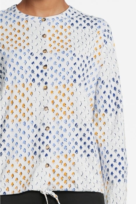 TIA HIE HEM JERSEY SHIRT GREY MULTI 4