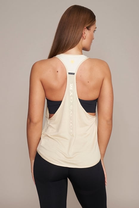 MARY LOU - WOMEN'S LOOSE-FIT TANK TOP CREME 2
