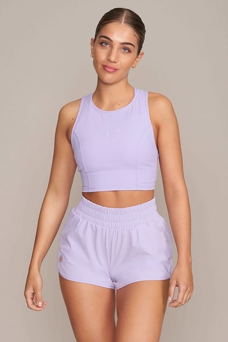 LAURA - WOMEN'S CROPPED SLEEVELESS TOP LAVENDER 1