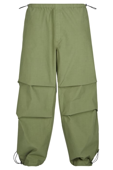 POPLINE PARACHUTE PANTS NEWOLIVE 4