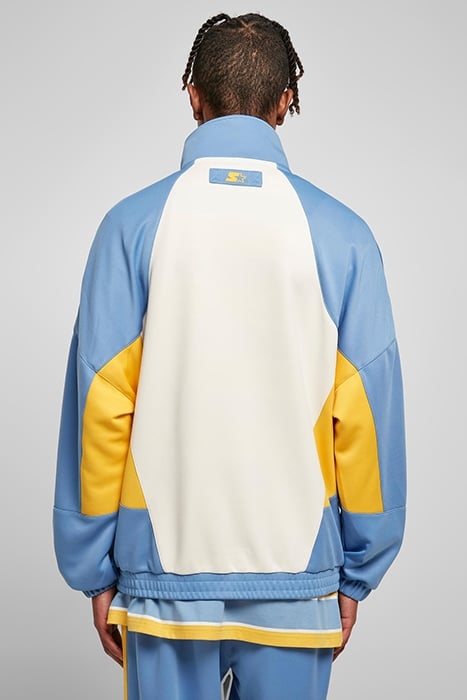 STARTER LASER TRACK JACKET PLWHT/HRZNBLU/CLFRNYLLW 2