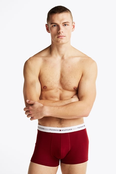 3 PACK TRUNK BOXERS REGATTA RED MILITARY DENIM/DESERT SKY 3