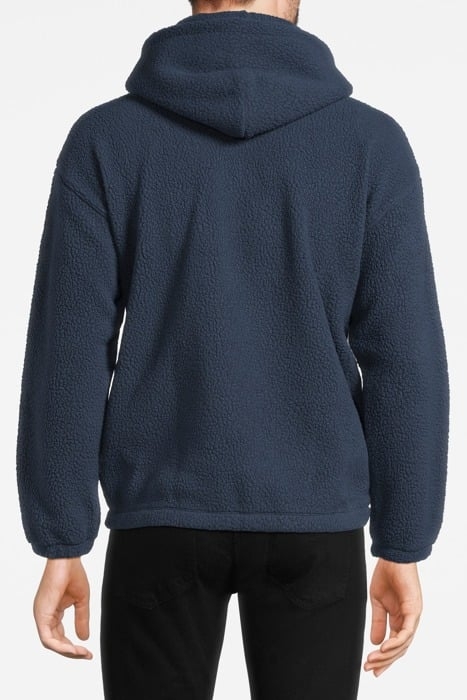 COZY UP HOODIE DRESS BLUES 2