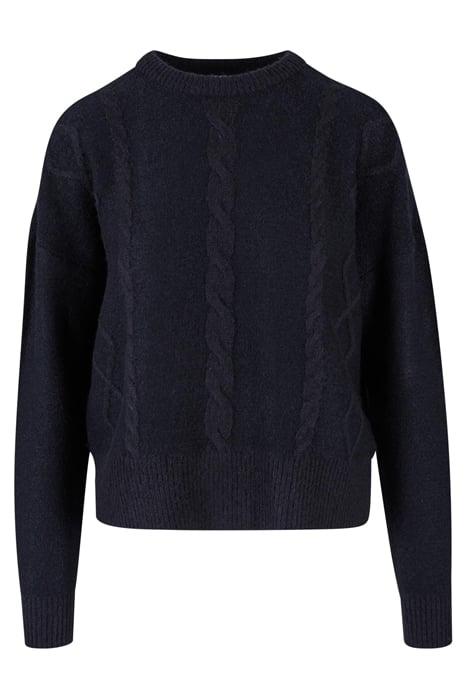 LADIES CABEL KNIT SWEATER BLACK 4