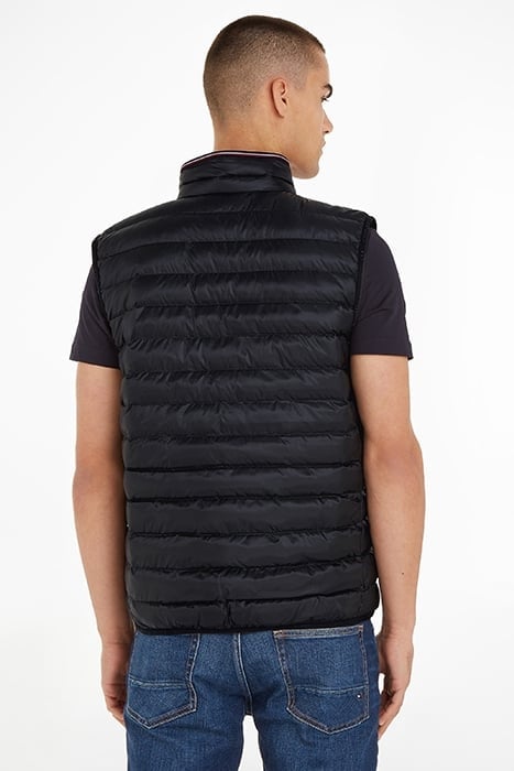 PACKABLE RECYCLED VEST STD FIT BLACK 2