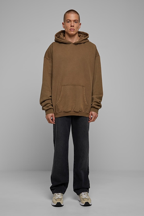 ACID WASHED HOODY SUMMEROLIVE 3