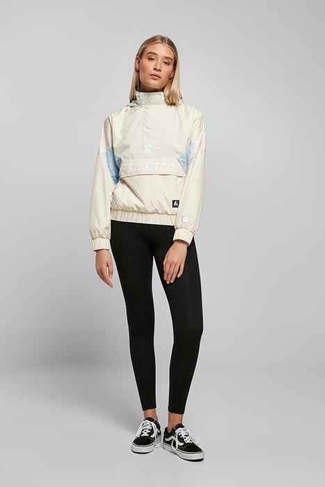 LADIES STARTER COLORBLOCK HALFZIP WINDBREAKER PALEWHITE/ICEW 3