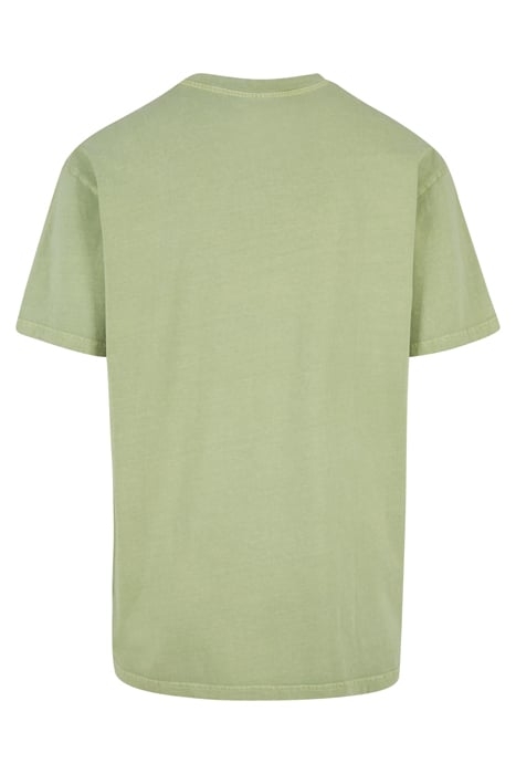 HEAVY OVERSIZED ACID WASH TEE VINTAGEGREEN 5
