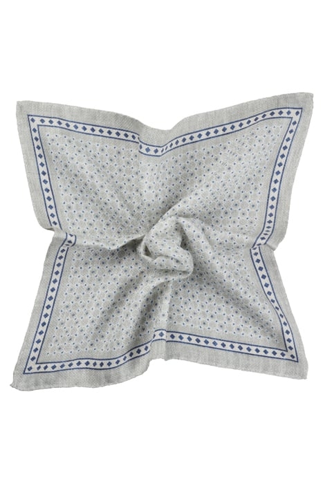 GREY GRAPHIC POCKET SQUARE 1