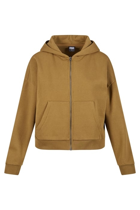 LADIES BOXY ZIP HOODY SUMMEROLIVE 1