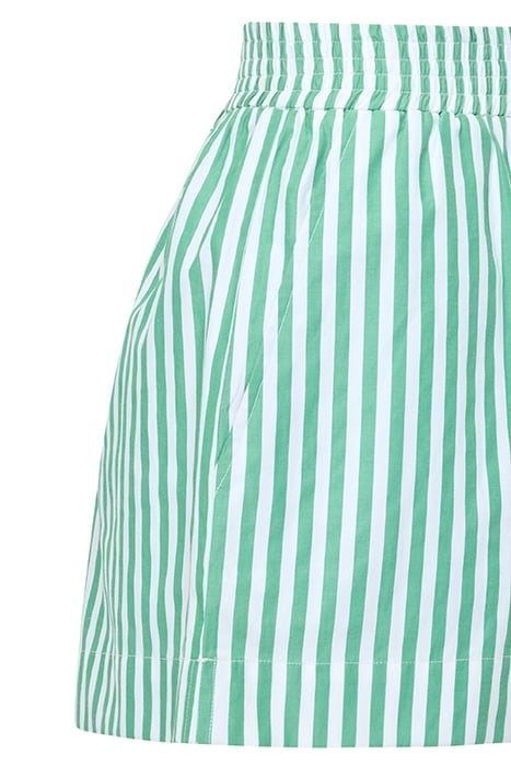 STRIPE SHIRTING SHORTS JELLYBEAN/WHITE 2