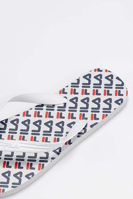 TROY LOGO SLIPPER WHITE 6