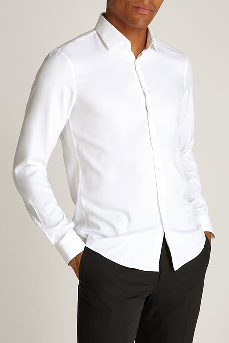 PERFORMANCE SOLID SLIM FIT BRIGHT WHITE 1