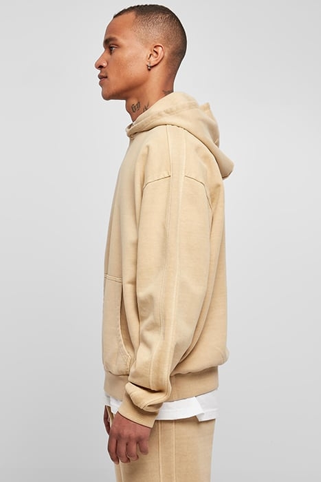 HEAVY TERRY GARMENT DYE HOODY UNIONBEIGE 6