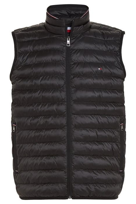 PACKABLE RECYCLED VEST STD FIT BLACK 3