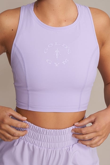 LAURA - WOMEN'S CROPPED SLEEVELESS TOP LAVENDER 4