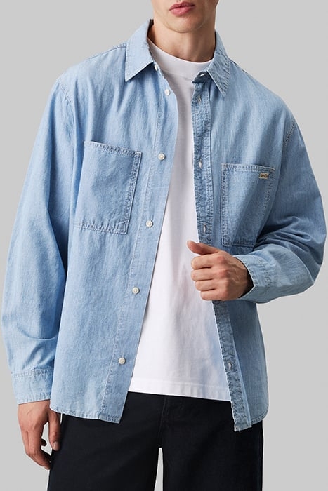 EASY CHAMBRAY SHIRT DENIM LIGHT 1