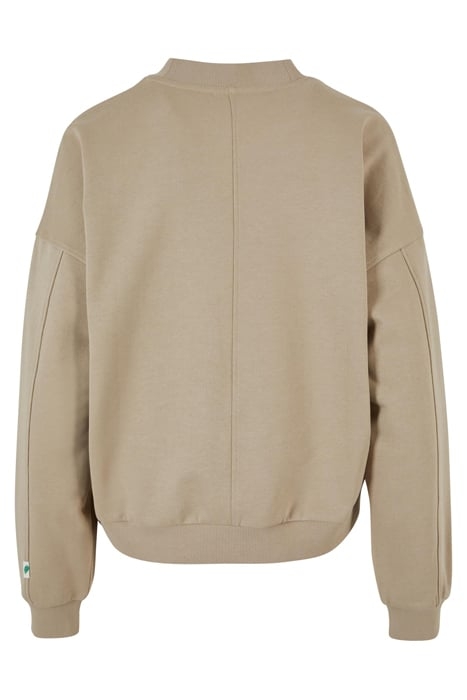 LADIES OVERSIZED ORGANIC CREWNECK WETSAND 5