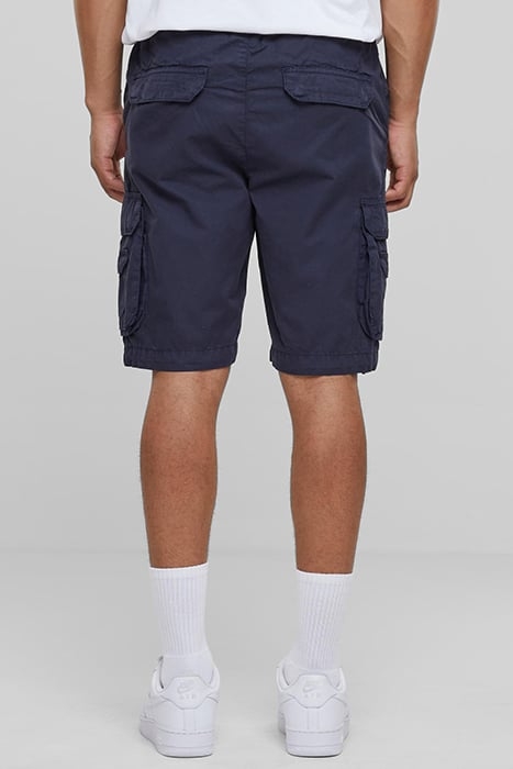 DOUBLE POCKET CARGO SHORTS NAVY 2