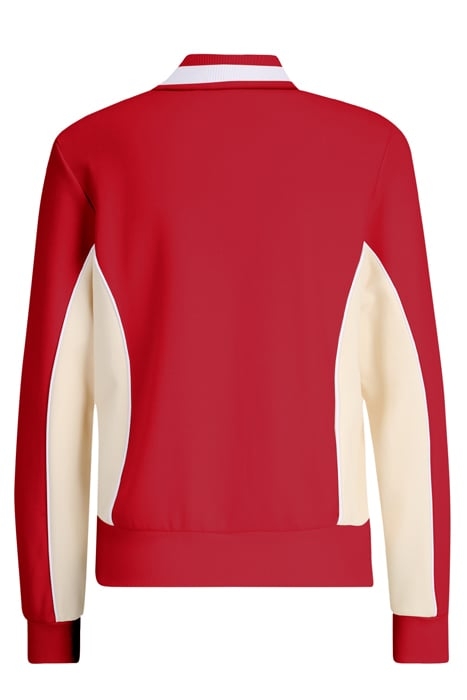 SETTANTA TRACK JACKET TRUE RED-ANTIQUE WHITE 4