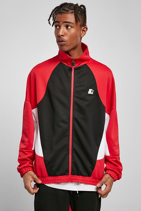 STARTER LASER TRACK JACKET BLACK/CITYRED/WHITE 1