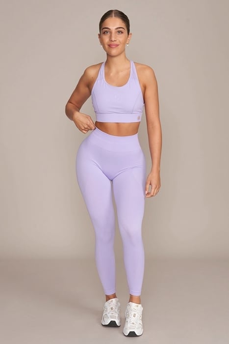 GOLDIE - WOMEN'S SEAMLESS SCRUNCH TIGHTS LAVENDER 3