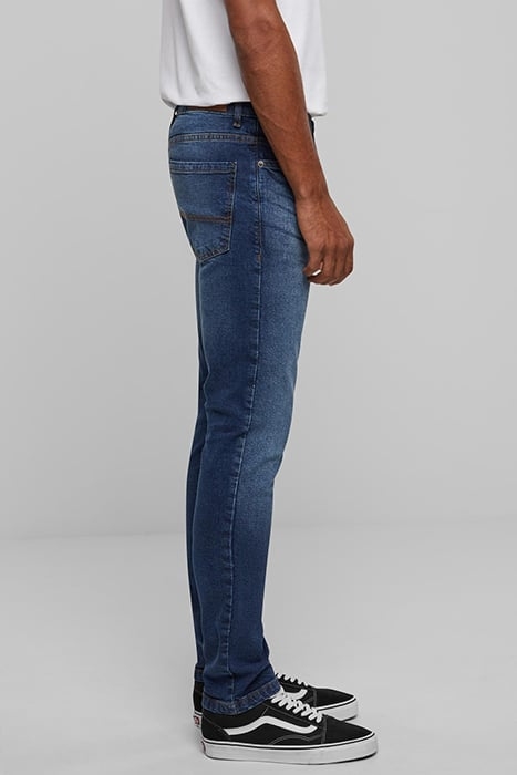 SLIM TAPERED JEANS NEW DARK BLUE WASHED 7