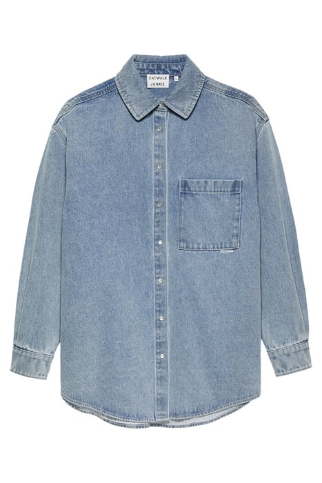 BUTTON UP DENIM JACKET STARLIGHT BLUE 3