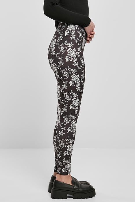 LADIES SOFT AOP LEGGINGS BLACKNEWPAISLEY 6