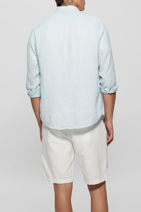 GUESS ECO LS ISLAND LINEN SHIR AZURE LAGUNA 2