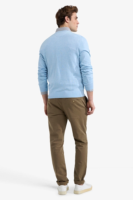 V-NECK SWEATER LIGHT BLUE 3