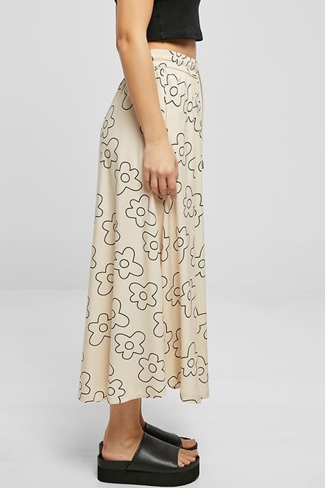 LADIES VISCOSE MIDI SKIRT SOFTSEAGRASSFLOWER 7