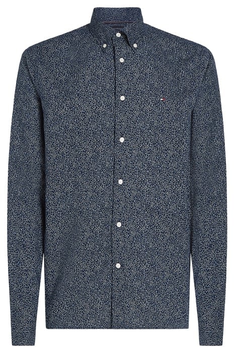 FLEX POPLIN FLORAL SHIRT REG FIT IVORY/NIGHT SKY 4