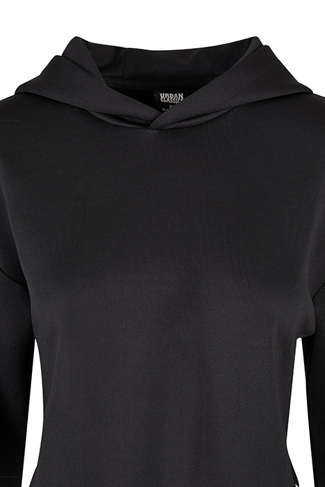 LADIES SHORT SCUBA HOODY BLACK 8