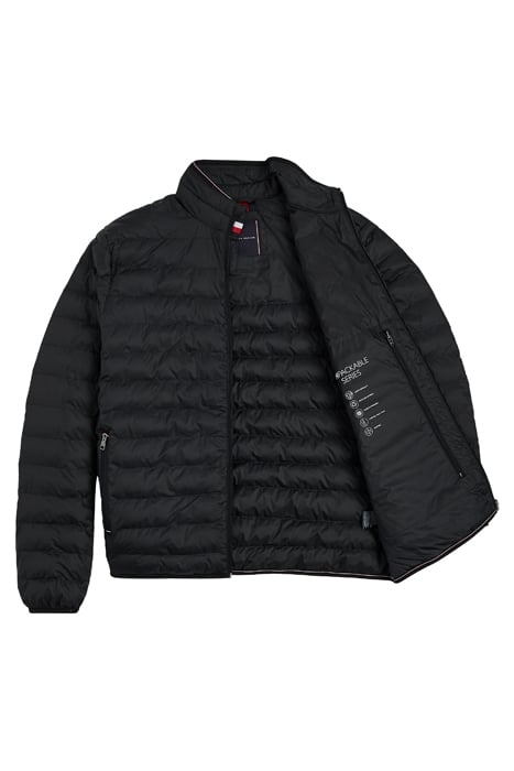 CORE PACKABLE RECYCLED JACKET - SLIM FIT JACKET - BLACK 5