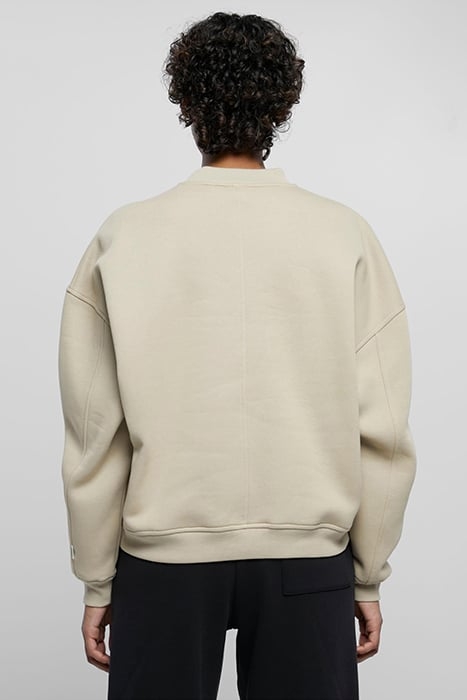 LADIES OVERSIZED ORGANIC CREWNECK WETSAND 2