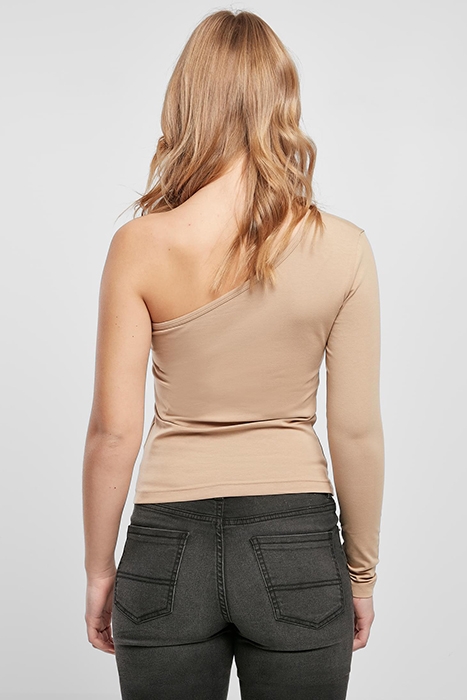 LADIES ASYMMETRIC LONGSLEEVE UNIONBEIGE 2