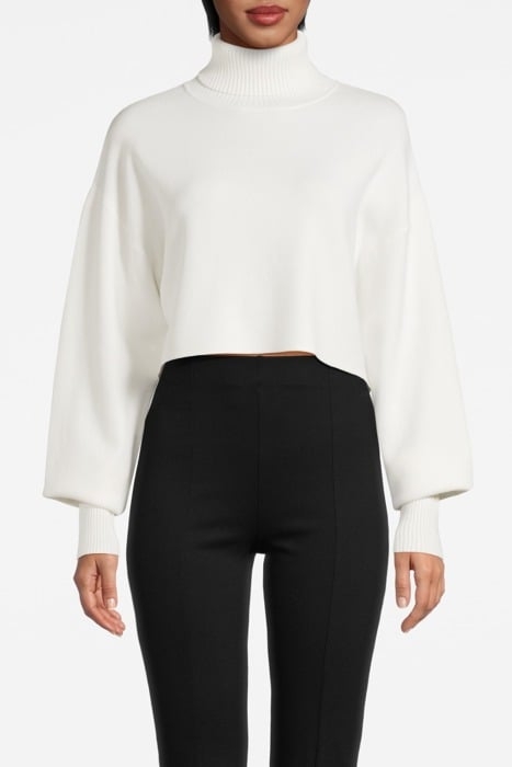 OLLY CROPPED SWEATER MARSHMELLOW 1
