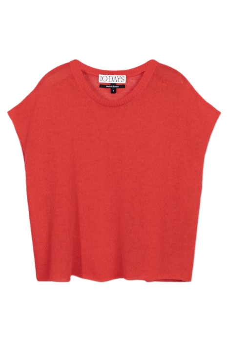 TEE THIN KNIT POPPY RED 4